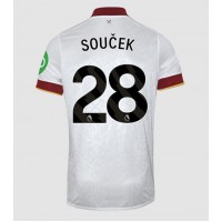 Maglia Calcio West Ham United Tomas Soucek #28 Terza Divisa 2024-25 Manica Corta